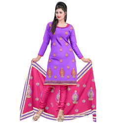 Poly Chanderi Salwar Suit