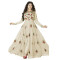 Salwar Soul White Georgette Embroidered Anarkali Suit