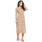 Women Printed Cotton Blend Straight Kurta