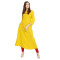 Bright Yellow A-Line Kurti